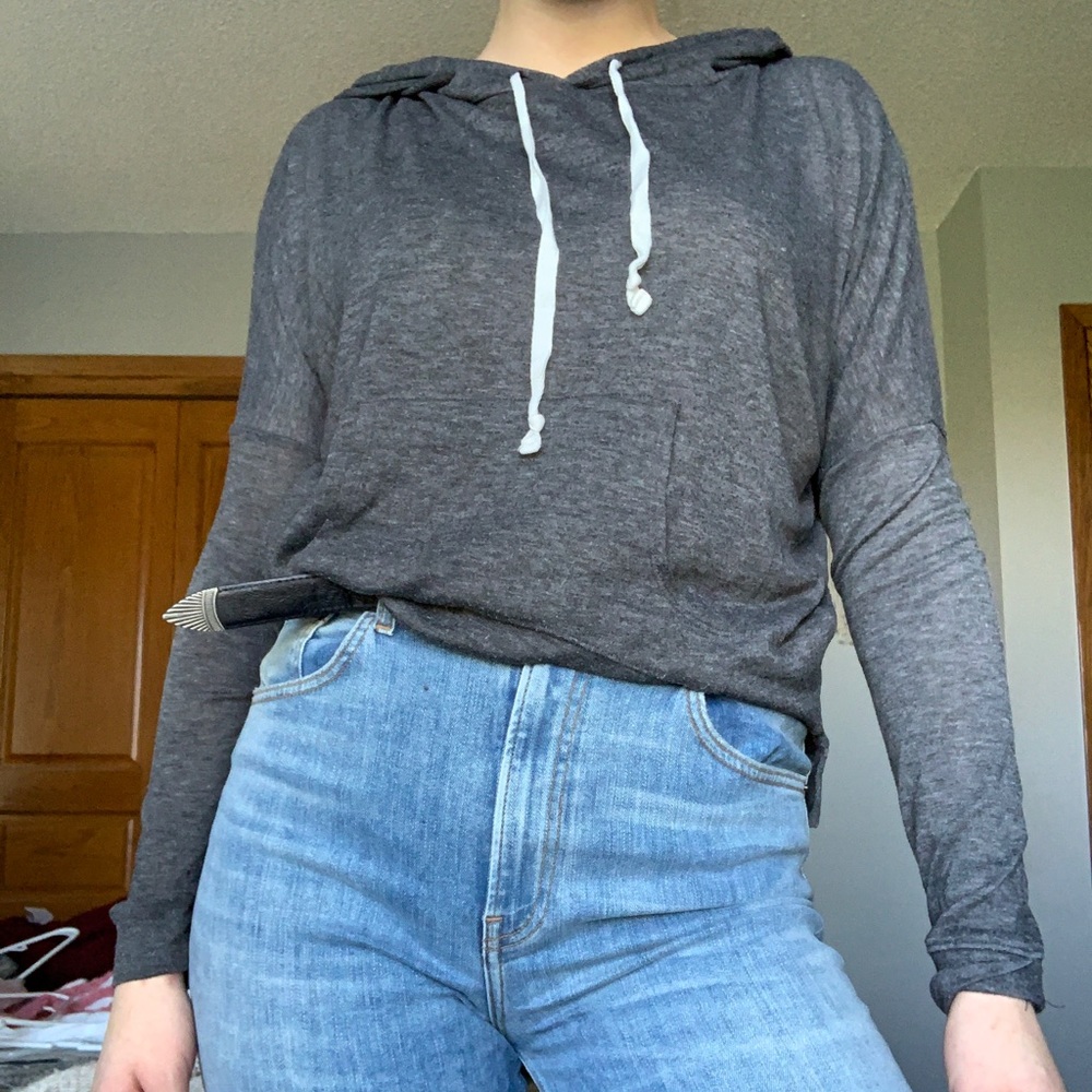 Grey hoodie